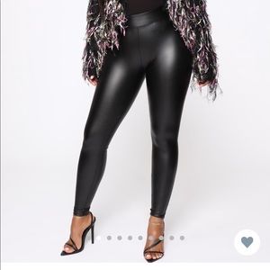 Faux Leather Leggings